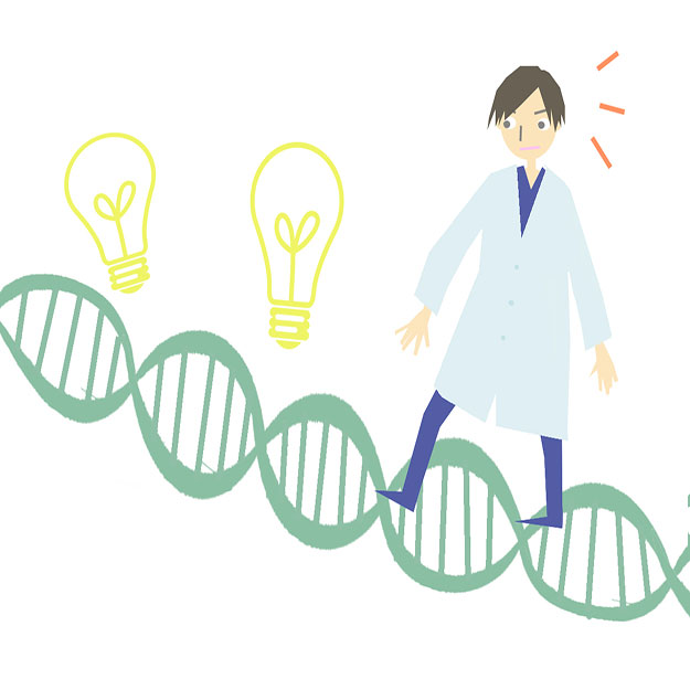 がん遺伝子パネル検査のイメージイラスト